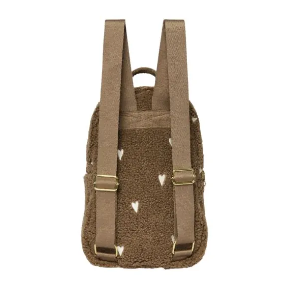 Studio Noos Teddy Hearts Mini Backpack - Brown