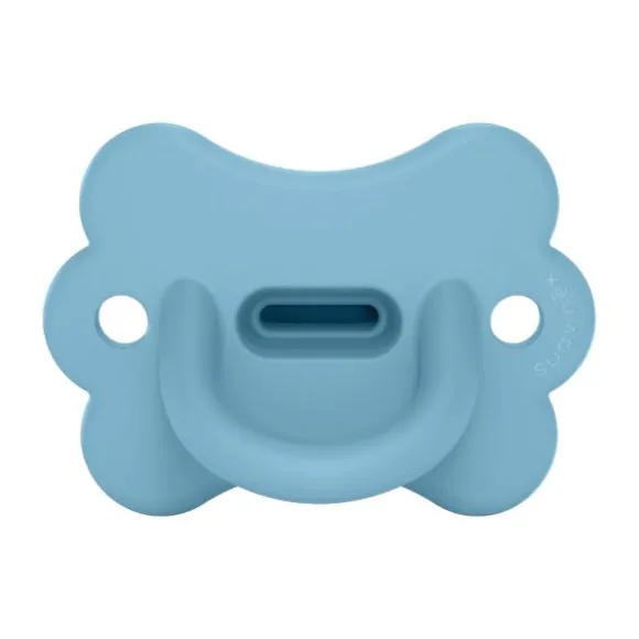 Suavinex Colour Essence SX Pro Fopspeen - 0-6Mnd - Silicone - Blauw