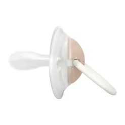 Suavinex Fopspeen - Wild & Free SX Pro - 0‑6Mnd - 2 Stuks - Silicone - Grijs Glow In The Dark