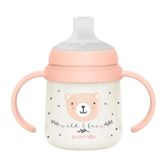Suavinex Wild & Free Beker Met Handvaten - 150ml - 6Mnd+ - Blauw