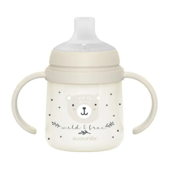Suavinex Wild & Free Beker Met Handvaten - 150ml - 6Mnd+ - Blauw