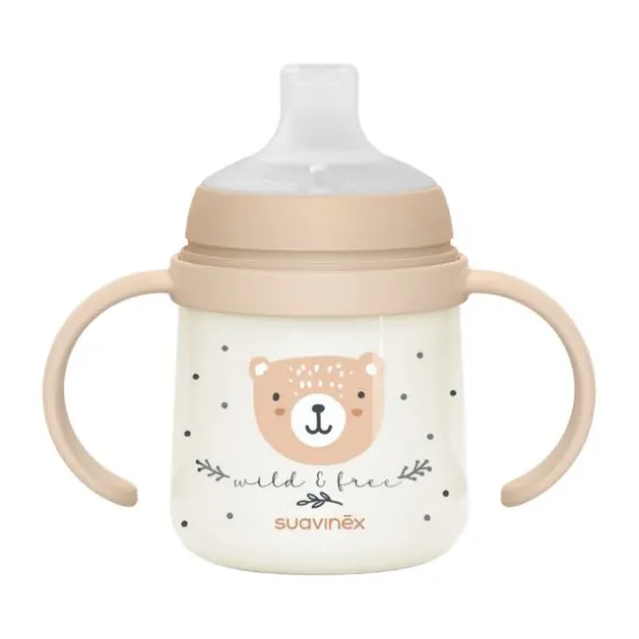 Suavinex Wild & Free Beker Met Handvaten - 150ml - 6Mnd+ - Blauw