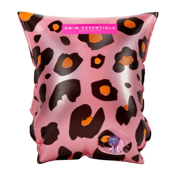 Swim Essentials Leopard Zwembandjes Rose Gold 0-24 Mnd