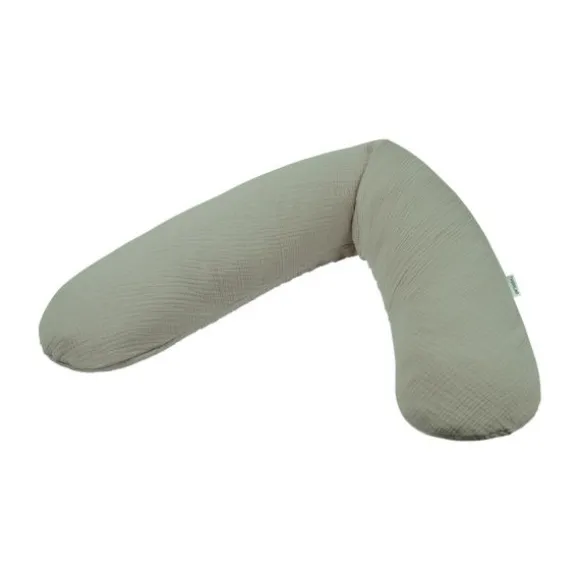 Theraline Hoes Voedingskussen - Muslin - Light Grey