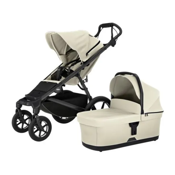 Thule Urban Glide 4 Kinderwagen 3-in-1 - Black | Thule Maple Autostoeltje - Black