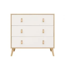 ToiToiKids Jort Commode met Laden - Wit/Naturel