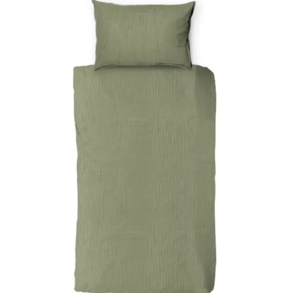 Town & Country Mousseline Dekbedovertrek - 140 x 220 cm - Zand