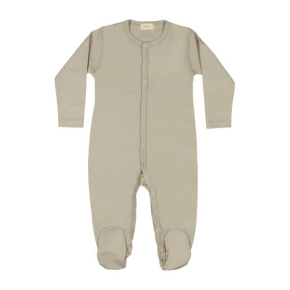 UAUA Basic Boxpakje Met Voetjes Crema 1-3 Mnd