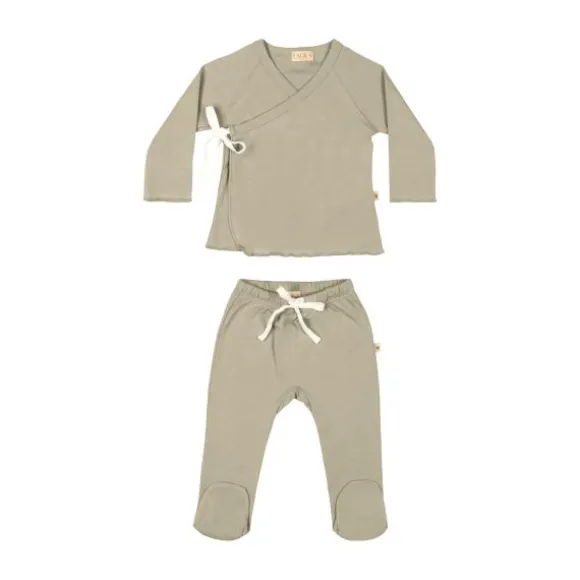 UAUA Kimono Set Met Voetjes Oceano 0-1 mnd