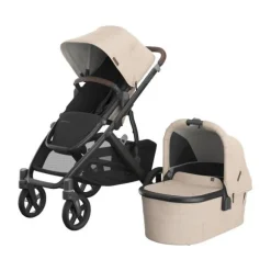 UPPAbaby VISTA V3 Kinderwagen 4-in-1 - Liam | Cybex Cloud T Plus Autostoeltje | Cybex Base T