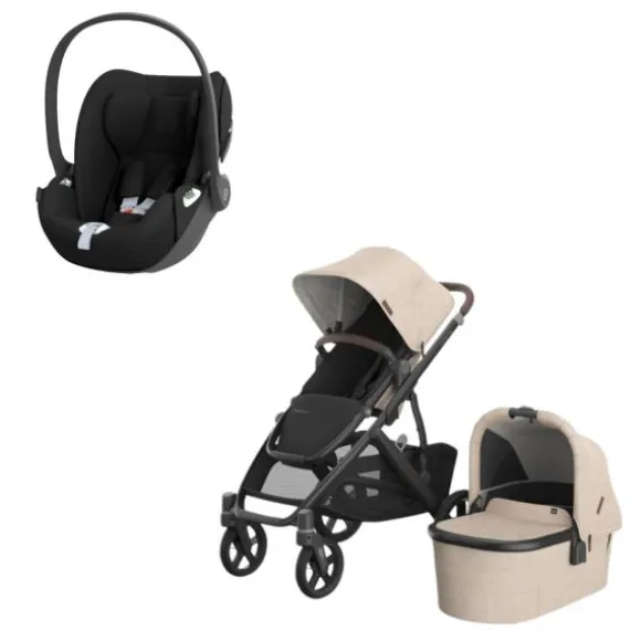 UPPAbaby VISTA V3 Kinderwagen 3-in-1 - Jake | Cybex Cloud T Plus Autostoeltje | Cybex Base T