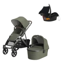UPPAbaby VISTA V3 Kinderwagen 3-in-1 - Liam | Kidsriver Autostoel - Curve - Black