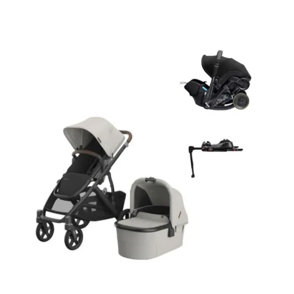 UPPAbaby VISTA V3 Kinderwagen 4-in-1 - Theo | Doona X Autostoeltje | Doona X Isofix Base