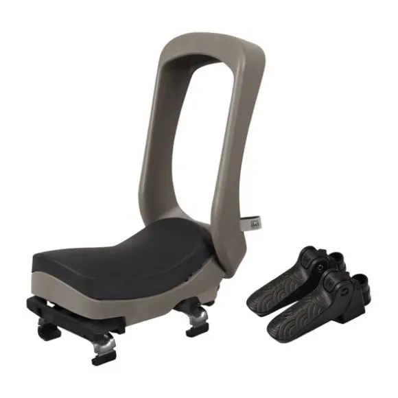 Urban Iki Junior Fietsstoeltje - Bincho Black/Inaho Beige - Met Montagekader