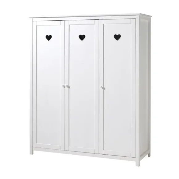 Vipack Amori Kledingkast Wit 3-Deurs
