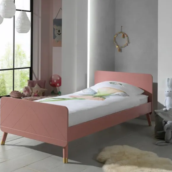 Vipack Billy Bed Satin White 90 x 200 cm