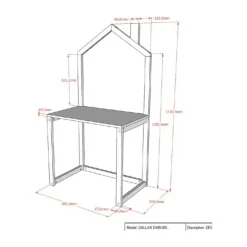 Vipack Dallas Bureau - Antraciet