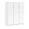 Vipack Kledingkast - Eva - 3-deurs - Wit