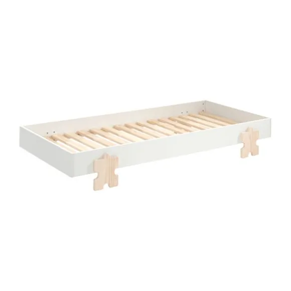 Vipack Modulo Bed 90 x 200 Cm Puzzle Grijs