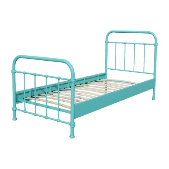 Vipack New York Bed Metaal Geel 90 x 200 cm