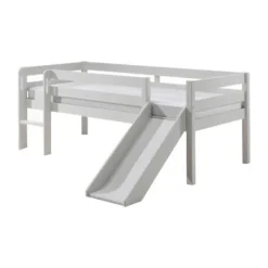 Vipack Pino Halfhoogslaper Met Glijbaan Wit