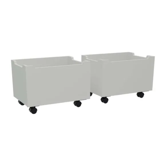 Vipack Set van 2 Laden - Forrest Beuk - Wit