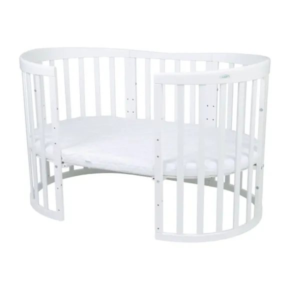 Waldin Oval Combibed 7‑in‑1 - Natural inclusief matras