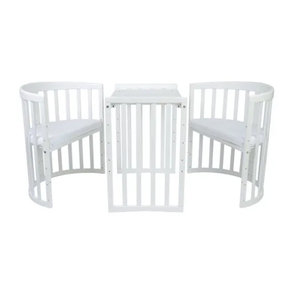 Waldin Oval Combibed 7‑in‑1 - Natural inclusief matras