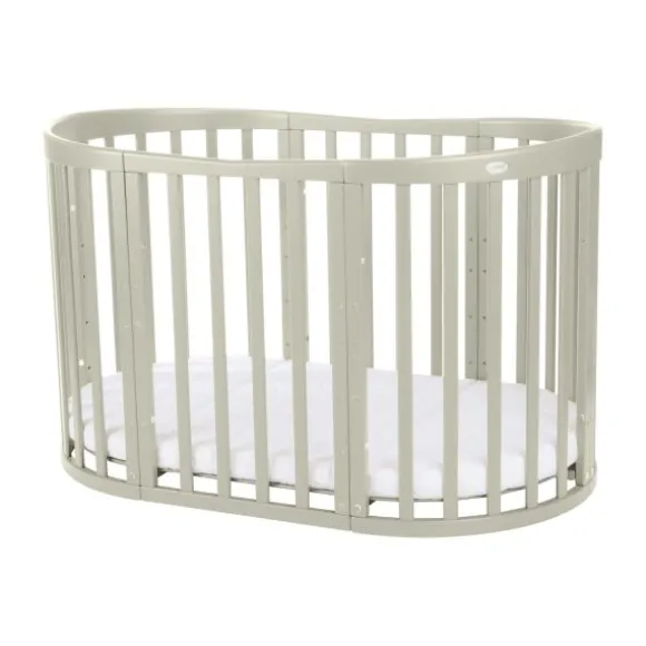Waldin Oval Combibed 7‑in‑1 - Natural inclusief matras