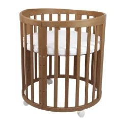 Waldin Oval Combibed 7‑in‑1 - Natural inclusief matras