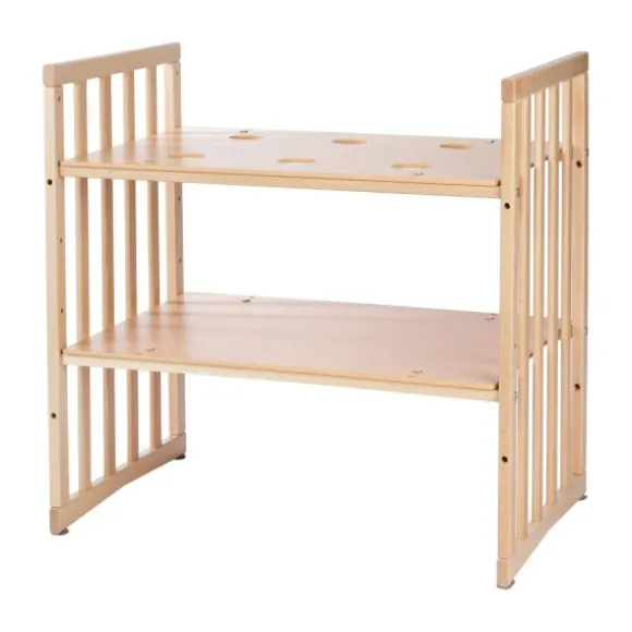 Waldin Oval Combibed 7‑in‑1 - Natural inclusief matras
