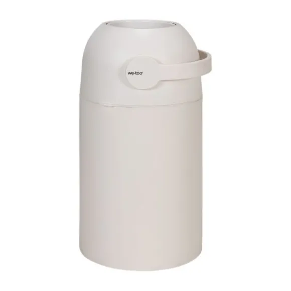 We-Too Telescopische Luieremmer Slim - Oatmeal | Deksel Slim | Luiermmerzakken XL