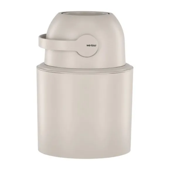 We-Too Telescopische Luieremmer Slim - Oatmeal | Deksel Slim | Luiermmerzakken XL
