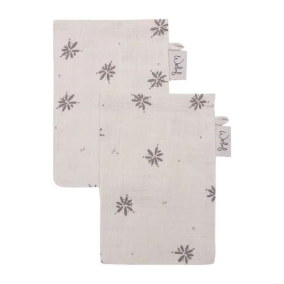 Witlof For Kids Little Charm Hydrofiel Washand - 2-Pack