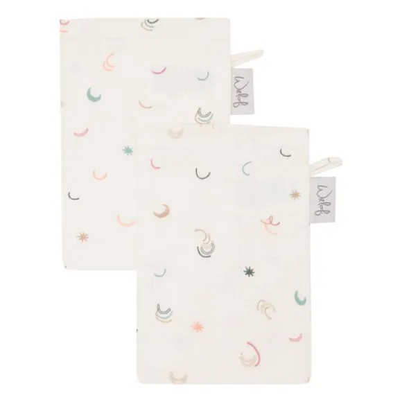 Witlof For Kids Little Charm Hydrofiel Washand - 2-Pack