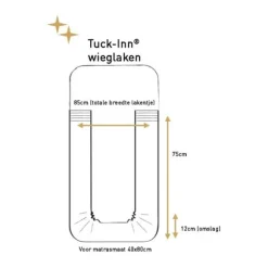 Witlof For Kids Magical Days Plooien Tuck-Inn Wieglaken - 40 x 80 cm