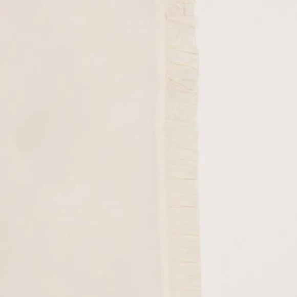 Witlof For Kids Ruffle Tuck-Inn Ledikantlaken - 60 x 120 cm - Wit