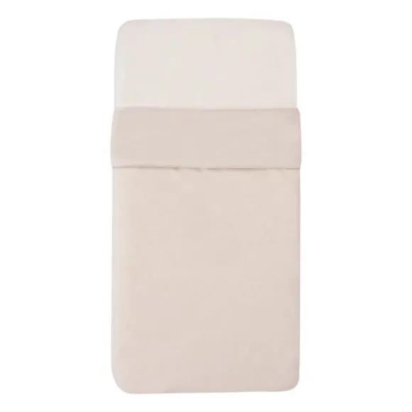 Witlof For Kids Velvet Rib Tuck-Inn Ledikantdeken - Soft Sand