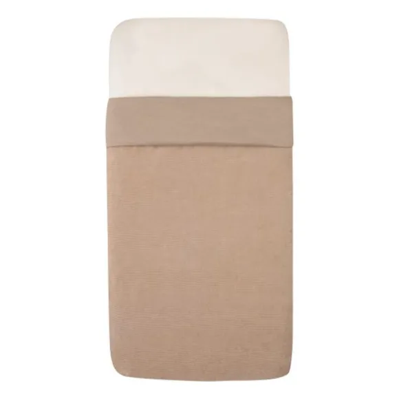 Witlof For Kids Velvet Rib Tuck-Inn Ledikantdeken - Soft Sand
