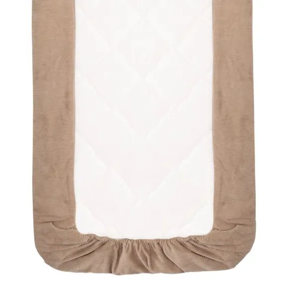 Witlof For Kids Velvet Rib Tuck-Inn Ledikantdeken - Soft Sand