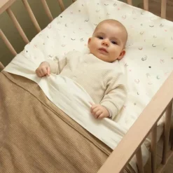 Witlof For Kids Velvet Rib Tuck-Inn Ledikantdeken - Soft Sand