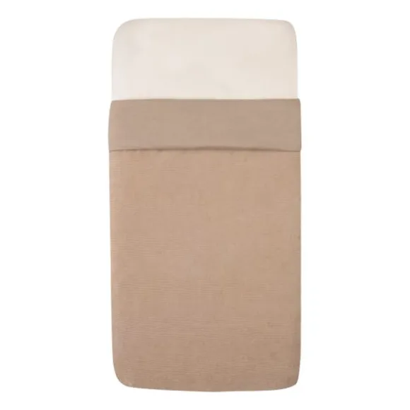 Witlof For Kids Velvet Rib Tuck-Inn Wiegdeken - Soft Sand