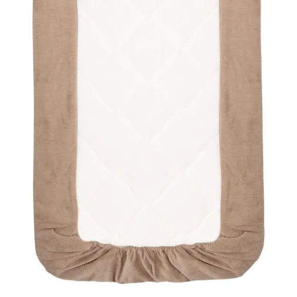 Witlof For Kids Velvet Rib Tuck-Inn Wiegdeken - Soft Sand