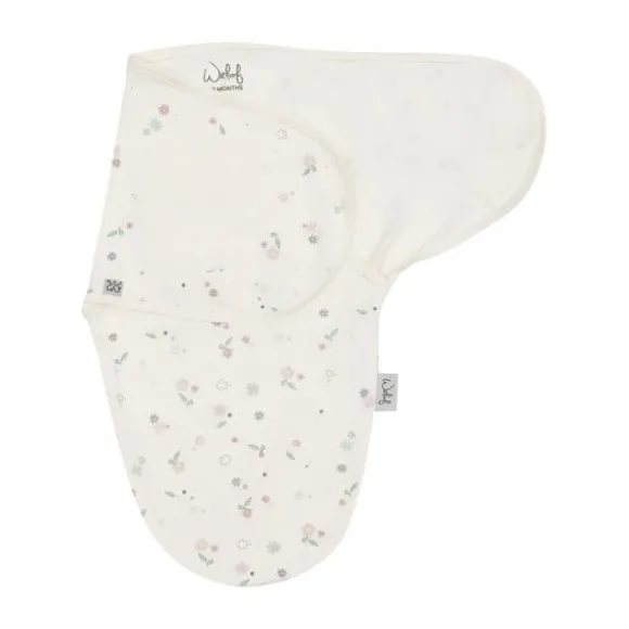 Witlof For Kids Vintage Flowers Slaapzak Wrapper - 0-3 Maanden