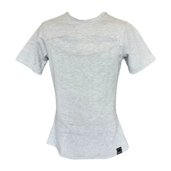 Womboo Buidelshirt - Man - Maat S - Lichtgrijs