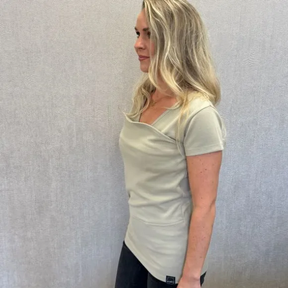 Womboo Buidelshirt Vrouw - Taupe
