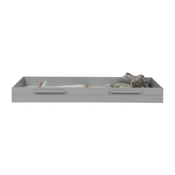 Woood Dennis Bedlade Betongrijs 90 x 200 cm