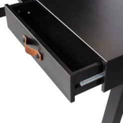 Woood Dian Bureau Grenen Diep Zwart