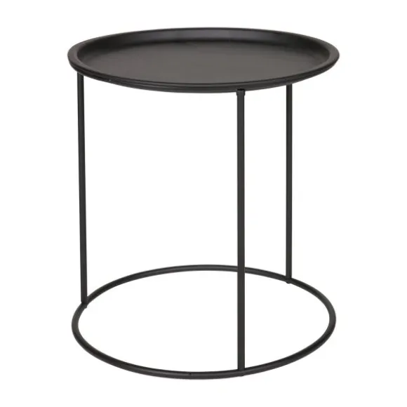 Woood Ivar Bijzettafel – Medium – Zwart