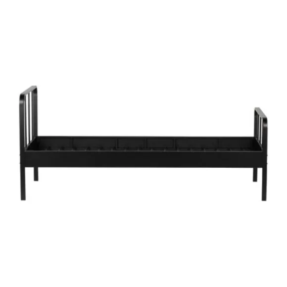 Woood Mees Bed Metaal Zwart 90 x 200 Cm
